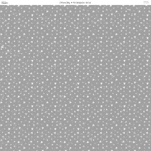 Papel 12x12" Triángulos Gris colección Inés by Hypati