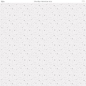 Papel 12x12" Estrellas Gris colección Inés by Hypati