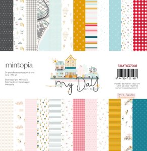 Stack 12"x12" My day en la city de Mintopía