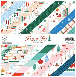 Stack 12&quot;x12&quot; Festive Fun de Pinkfresh