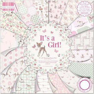 First Edition Pad Premium 8x8" It's a Girl