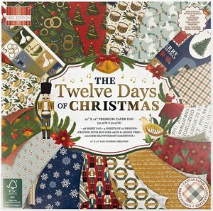 Stack Premium 12x12&quot; First Edition Twelve Days of Christmas 48 hojas