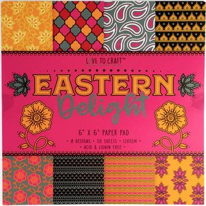 OFERTA BLACK FRIDAY Love to Craft Pad 6x6&quot; Eastern Delight