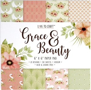 OFERTA BLACK FRIDAY Love to Craft Pad 6x6&quot; Grace & Beauty