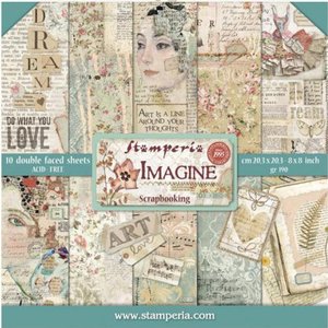 Pad 8x8" Stampería Imagine