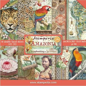 Pad 8x8" Stampería Amazonia by Cristina Radovan
