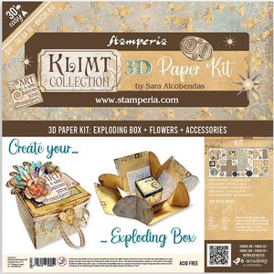 3D Paper Kit Stampería Klimt Collection