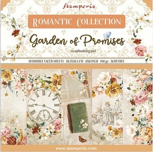 Pad 8x8" Stampería Romantic Garden of Promises