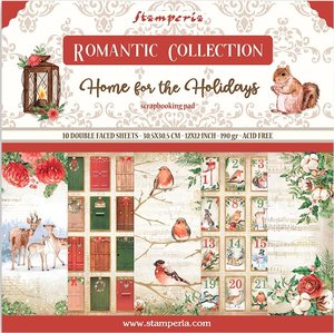Pad 12x12" Stampería Romantic Home for the holidays