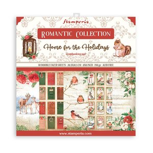 Pad 8x8" Stampería Romantic Home for the holidays