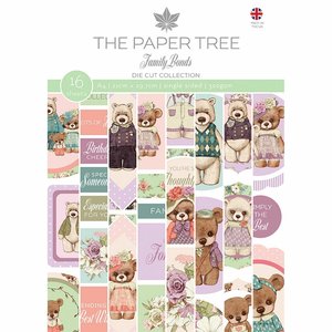 Pad A4 The Paper Tree Family Bonds Collection Die Cut Papers