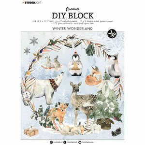 Stack A4 papeles y recortables Studio Light Winter Wonderland