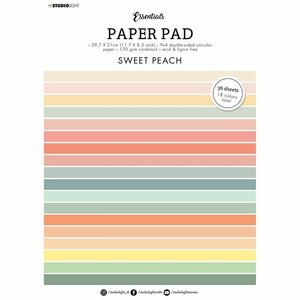 Pad de papeles A4 Studio Light Essentials Unicolor Sweet Peach 36 hojas