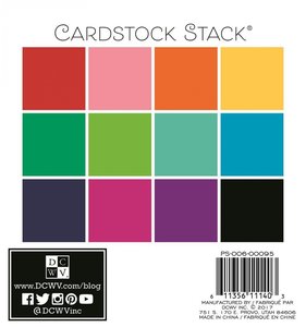 Dark Brights Cardstock Pad 6x6