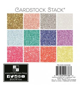 Cartulinas Glitter Pad 6x6