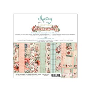 Pad 6"x 6" Mintay Love Letters
