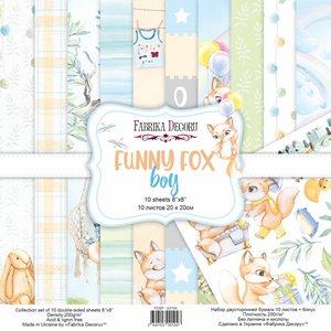 Pad Fabrika Decoru 8x8" Funny Fox Boy