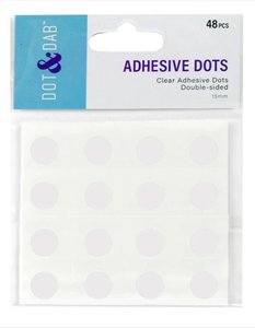 Dot & Dab glue dots adhesivos 15 mm diámetro 48 pcs