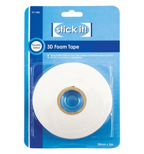 Stick It Cinta doble cara Foam 3D 18 mm