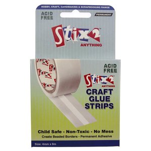 Stix2 Craft Glue Strips tira transparente continua 4 mm x 8 m