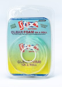 Stix2 Clear Foam on a Roll tira adhesiva de silicona
