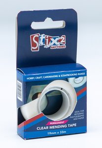 Stix2 Clear Mending Tape cinta para reparar papel y fotografías