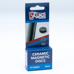 Discos magnéticos de cerámica Stix2 9 mm x 15 pcs