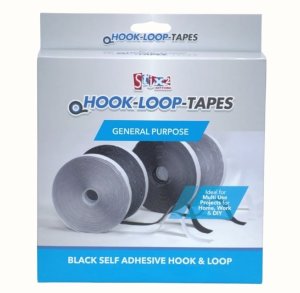 Rollos de velcro autoadhesivos Stix2 color BLANCO 20 mm x2,5 metros