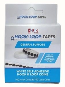 Dots de velcro autoadhesivos Stix2 color NEGRO 13 mm x100 pcs