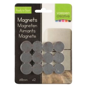 Dots magnéticos Vaessen 18 mm 12 pcs