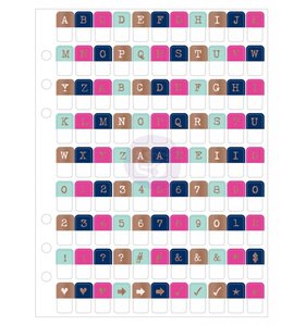 Pestañas de alfabeto Soft Pastels My Prima Planner