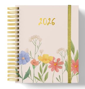 Agenda anual wire-o Master Flowers Día Página 2026