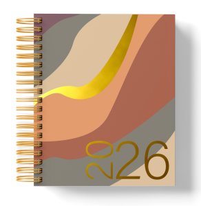 Agenda anual wire-o Master Wave Día Página 2026