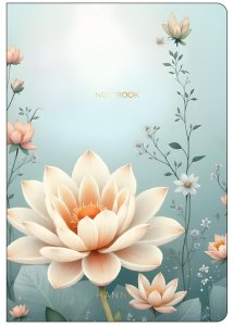 Notebook flexible A5 con 192 pags ahuesadas lisas Morning Dew