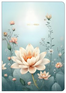 Sketchbook 17x24 cm 128 pags ahuesadas lisas Morning Dew