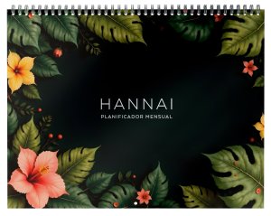 Planificador wire-o Mes Vista tamaño A4 Lush Canopy