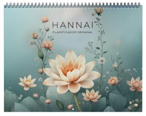 Planificador wire-o Semana Vista tamaño A4 Morning Dew