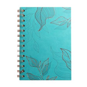 Notebook tamaño A5 96 hojas punteadas Leaf Azul