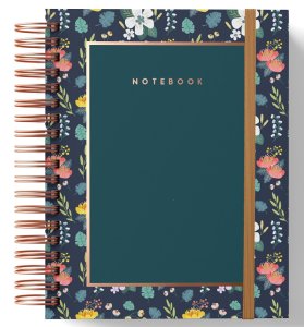 Notebook 17x24 cm 158 pags punteadas Chic Azul