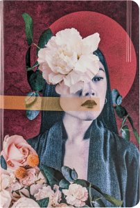 Notebook A5 cubierta polipiel 96 hojas punteadas Urban Burdeos