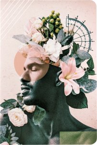 Notebook A5 cubierta polipiel 96 hojas punteadas Urban Beige