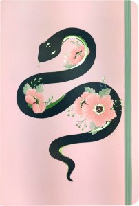 Notebook A5 cubierta dura 96 pags punteadas Bitter Sweet Rosa