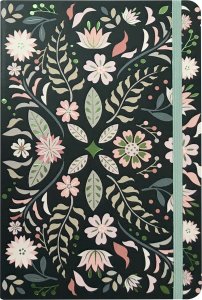 Notebook A5 cubierta dura 96 pags punteadas Bitter Sweet Multicolor