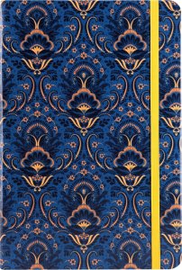 Notebook A5 cubierta dura 96 pags punteadas Morris Azul