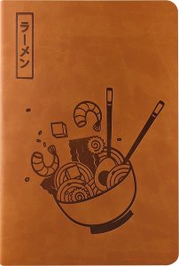 Notebook A5 cubierta blanda 96 pags punteadas Hipster Cuero