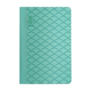 Notebook A5 tapa dura entelada 96 pags punteadas Ocean Aquamarine