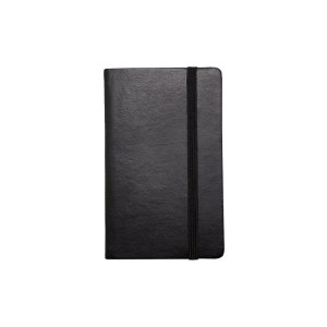 Notebook A6 CLASSIC tapa dura 192 pags lisas ahuesadas Negro