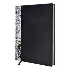 Notebook A5 resistente al agua tapa dura 96 pag Stone Negro