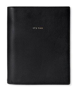 Funda en cuero vegano tamaño A5 TGM Premium It's Time Black