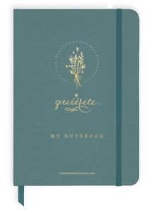 Cuaderno entelado A5 TGM Premium Quiérete Blue